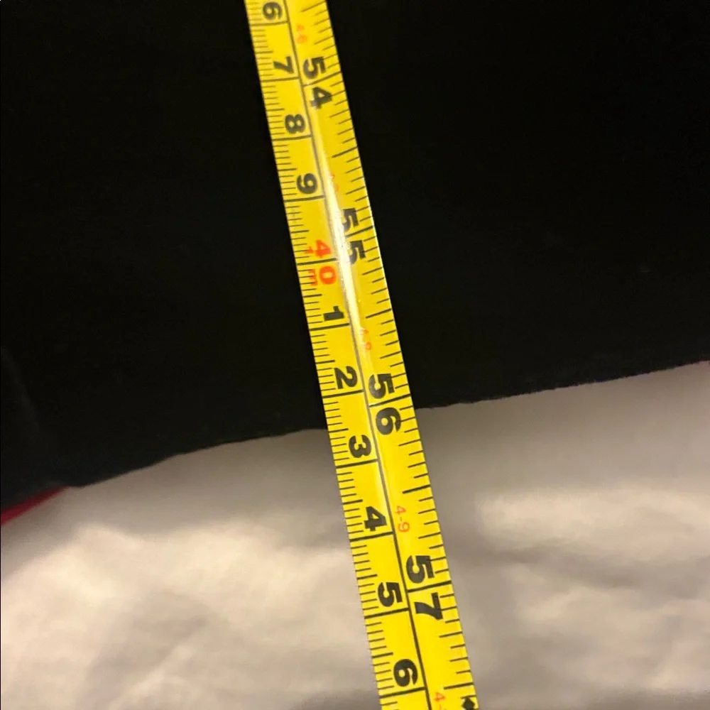 VTG Flores & Flores Black & Red velvet Sleeveless Maxi Dress SZ 14 party NWT - Picture 9 of 13